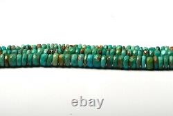 Rare Turquois Faceted Rondelle Shape 8 inch strand 6 MM Gemstone Beads Jewelry