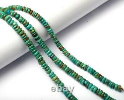 Rare Turquois Faceted Rondelle Shape 8 inch strand 6 MM Gemstone Beads Jewelry