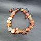 Rare Vintage Agate Animal Figurine Bracelet With Carnelian Beads