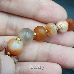 Rare Vintage Agate Animal Figurine Bracelet with Carnelian Beads