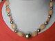 Rare Vintage Handmade 925 Sterling Silver Peach Angel Skin Coral Beaded Necklace