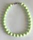 Rare Yellow-green / Citron / Lemon Chrysoprase / Magnesite Stone Necklace 925