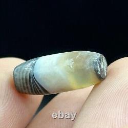 Rare ancient Roman agate with rare pattern bead in perfect condition