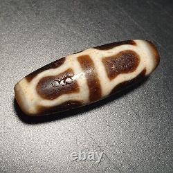 Rare and Unique Antique Agate Stone Dzi Amulet from Tibet