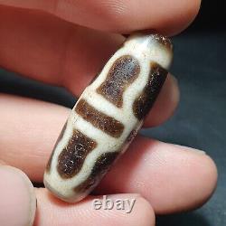 Rare and Unique Antique Agate Stone Dzi Amulet from Tibet