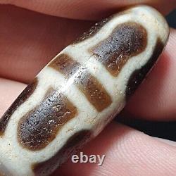 Rare and Unique Antique Agate Stone Dzi Amulet from Tibet