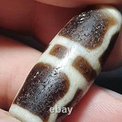 Rare and Unique Antique Agate Stone Dzi Amulet from Tibet