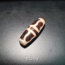 Rare and Unique Antique Agate Stone Dzi Amulet from Tibet