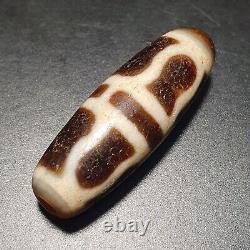 Rare and Unique Antique Agate Stone Dzi Amulet from Tibet