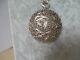 Rare Lois Hill Ornate Medallion Large Pendant Sterling Silver Necklace Heavy 77g