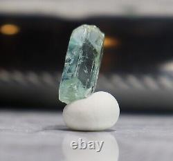 Raw Aquamarine Gemstone Rare Green-Blue Crystal beads. Of. Babylon