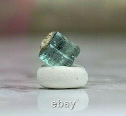 Raw Elbaite Well Formed Rare Blue/Green Gemstone Crystal beads. Of. Babylon