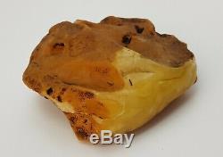 Raw Stone Amber Natural Baltic White 195g Vintage Old Rare Sea Huge Big A-138