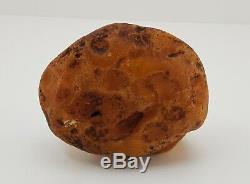 Raw Stone Amber Natural Baltic White 289g Vintage Old Rare Sea Huge Big A-139
