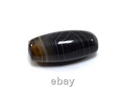 Real Old Ancient Rare Collectible Ottoman Sulemani Agate Stone Bead. G38-325