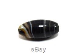 Real Old Ancient Rare Collectible Ottoman Sulemani Agate Stone Bead. G52-22 US