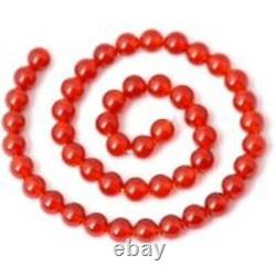 Red Onyx Beads Strand 8mm Round 15 Inch Wholesale Lot Rare Gemstone Jewellery