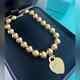 Return To Tiffany & Co. Heart Tag Bracelet In 18k Yellow Gold, 8 Mm Rare