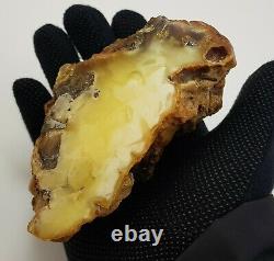 Stone Raw Amber Natural Baltic Vintage Special Rare Sea 290,2g Huge Old S-217