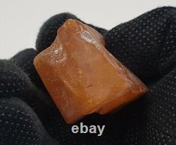 Stone Raw Amber Natural Baltic Vintage White Rare Sea Special 56,7g Old R-916