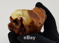 Stone Raw Rare Huge Big White Special 194g Natural Baltic Amber Vintage NO. 134