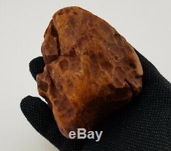 Stone Raw Rare Huge Big White Special 194g Natural Baltic Amber Vintage NO. 134