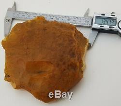 Stone Raw Rare Huge Big White Special 375g Natural Baltic Amber Vintage NO. 132