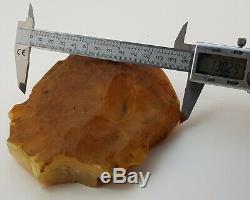 Stone Raw Rare Huge Big White Special 375g Natural Baltic Amber Vintage NO. 132