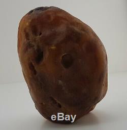 Stone Raw Rare Huge Big White Special 479g Natural Baltic Amber Vintage NO. 131