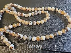 Tasbih Aqeeq Agate Evil Eye Real Stone Prayer Beads? Sulaimani Rare