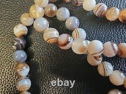 Tasbih Aqeeq Agate Evil Eye Real Stone Prayer Beads? Sulaimani Rare