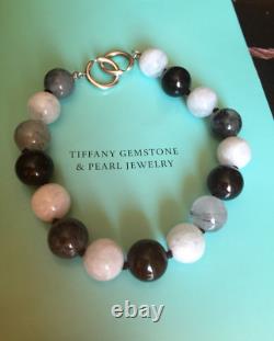 Tiffany & Co Paloma Picasso Rare Moonstone Quartz Onyx Bead Necklace