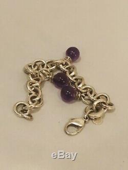 Tiffany & Co. Trusted 8mm Amethyst Bead Bracelet. Gorgeous & Rare