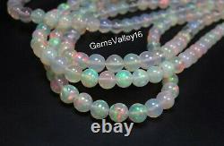 Top Rarenatural Welo Fire Ethiopian Opal Ball Shape Plain Beads Gemstone Gv-481