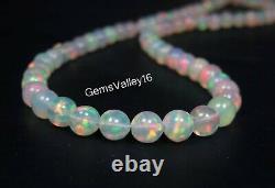 Top Rarenatural Welo Fire Ethiopian Opal Ball Shape Plain Beads Gemstone Gv-481