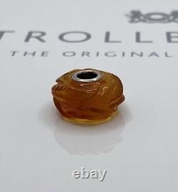 Trollbeads Carved Amber Extremely Rare Bead