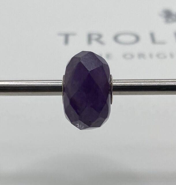 Trollbeads Limited Edition Gemstone Faceted Purple Amethyst Extremely Rare