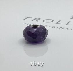 Trollbeads Limited Edition Gemstone Faceted Purple Amethyst Extremely Rare