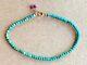 Turquoise Bracelet Rare Strand Sleeping Beauty Stack Beaded Gemstone 6.5 14k
