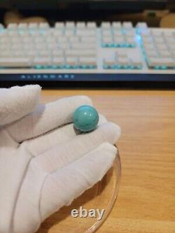 Turquoise gemstone, round Bead, Around 20mm, rare, bead only
