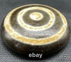 Unique Ancient Tibetan Rare Agate Powerful Stripes Amulet old wonderful eye Bead