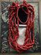 Vintage Red Coral Necklace Tribal Rare Old Trade Beads 272g Chinese Interest
