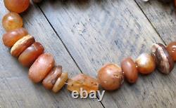 Very Old Tibetan Himalayan Agate Beads from Tibet Rare Collector Beads