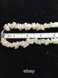 Vintage Southwestern Style White Quartz and Copper Bead Unique Rare Necklace