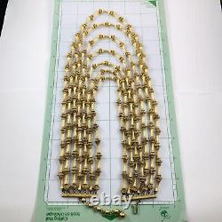 Vintage TRIFARI Signed 7 Strand ELECTRA COLLECTION Necklace Rare Estate Jewelry
