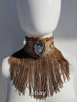 Woman jewelry fashion jewels necklace choker fringe pearl collier rare jewellery