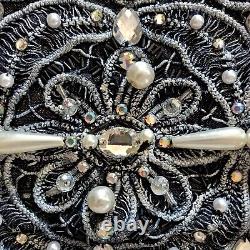Women belt italian brand rhinestone royal crystals jeans macrame beads sequins 1