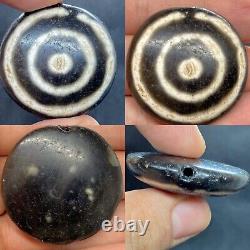 Wonderful Ancient Old Agate Tibetan Rare Eyes? Old Lucky Dzi Bead