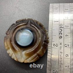 Wonderful Ancient Old Agate eye Tibetan Rare Eyes Bead
