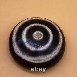 Wonderful Ancient Old Agate eye Tibetan Rare Eyes? Old Lucky Dzi Bead